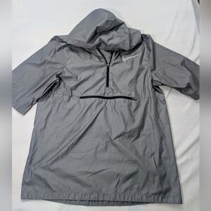 Nike Men's Hooded Short Sleeve Windbreaker - Gray